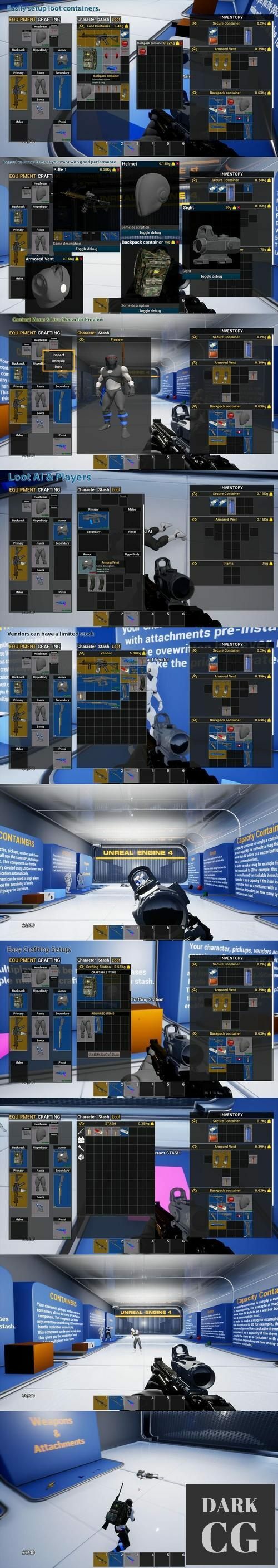 Unreal Engine Advanced Jigsaw Inventory system