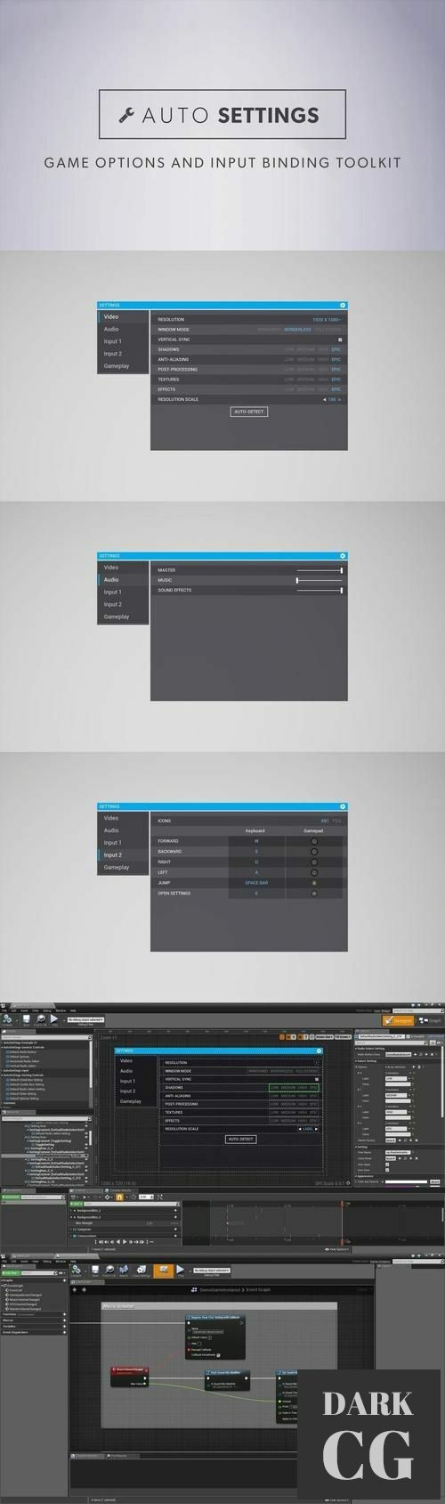 Unreal Engine Auto Settings