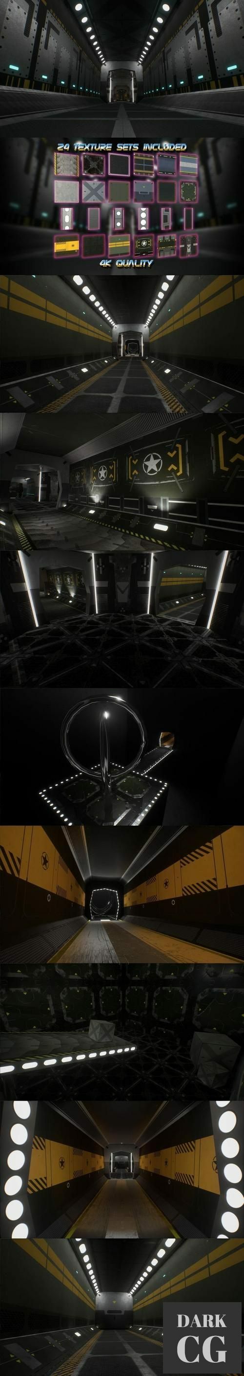 Unreal Engine Basic Sci fi Textures