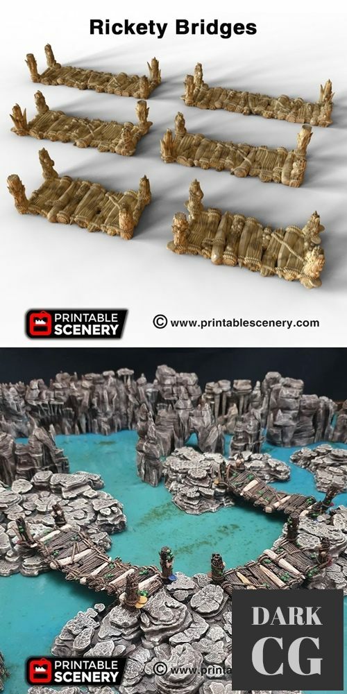 Rickety Bridges – 3D Print