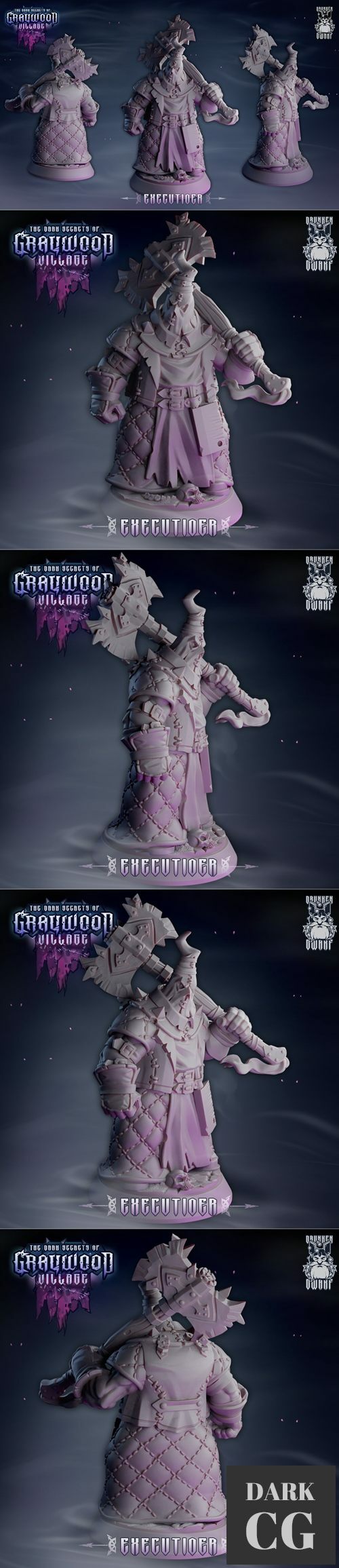Great Grimoire Drunken Dwarf Crosspromo Executioner – 3D Print