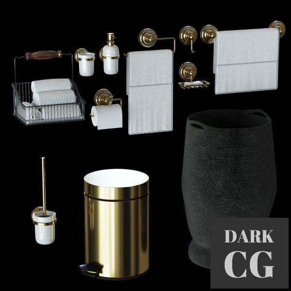 3D Model Accessories of bathroom 26