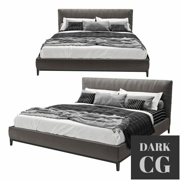 3D Model Bed Andersen Quilt