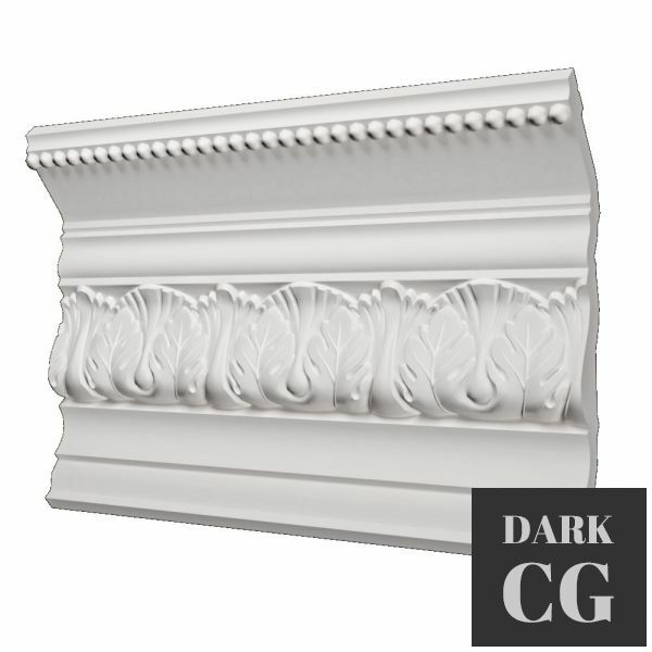 3D Model Decorative plaster Set1