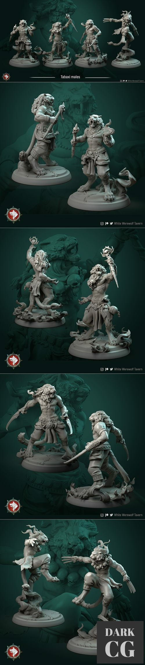 Tabaxi Set 1-4 – 3D Print