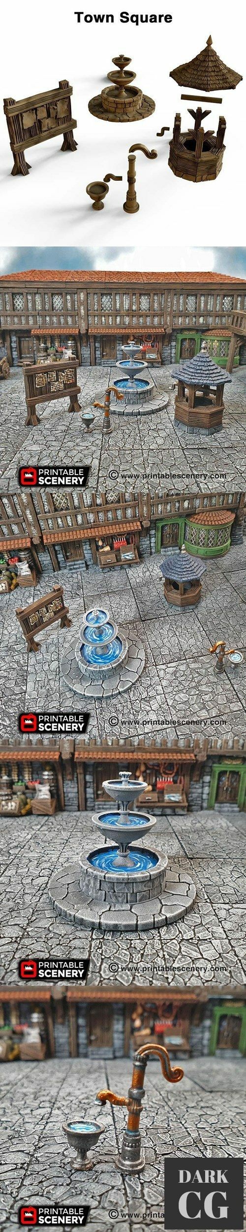Town Square – 3D Print