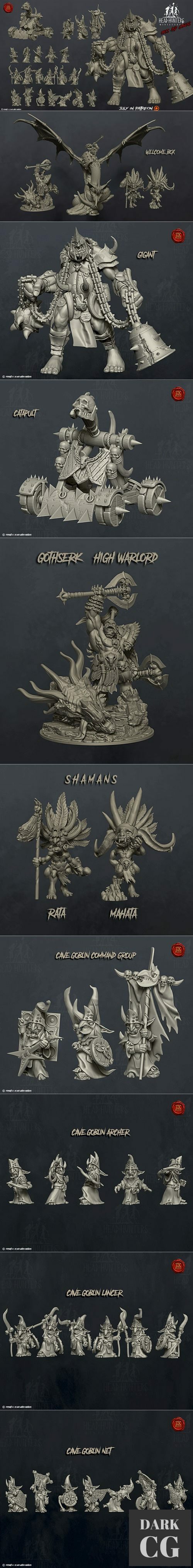 Head Hunters Miniatures and Welcome Pack July 2021 – 3D Print