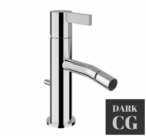 3D Model Kartell Single Lever Mixer Bidet by Laufen