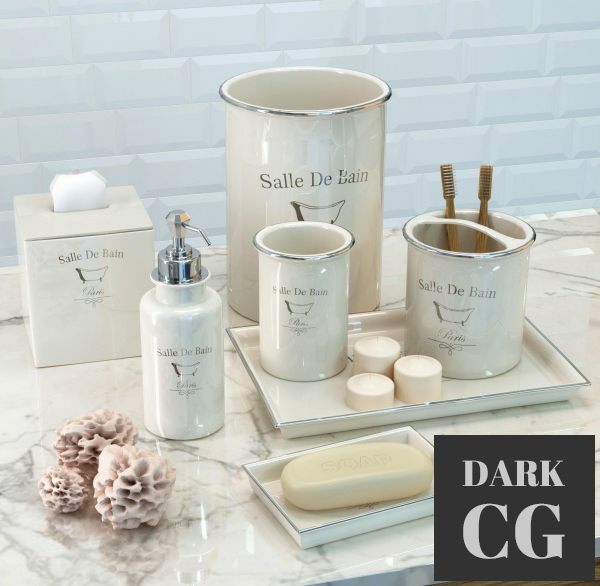 3D Model Salle De Bain bathroom accessories
