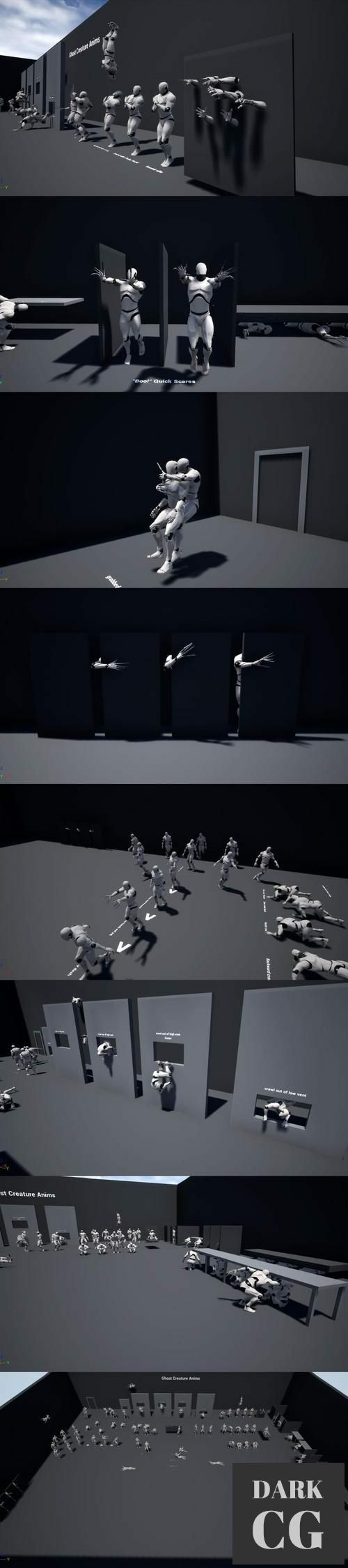 Unreal Engine Ghost Creature Anims