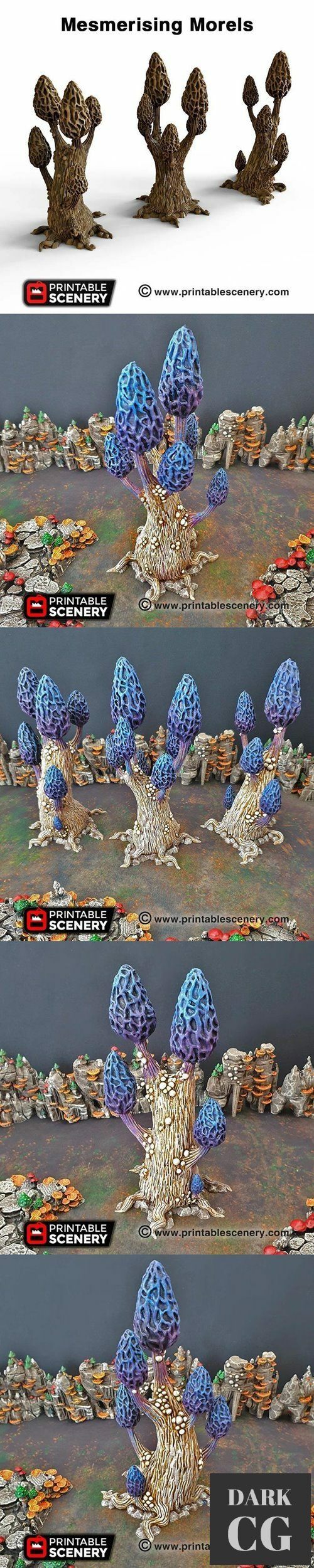 Mesmerising Morels – 3D Print