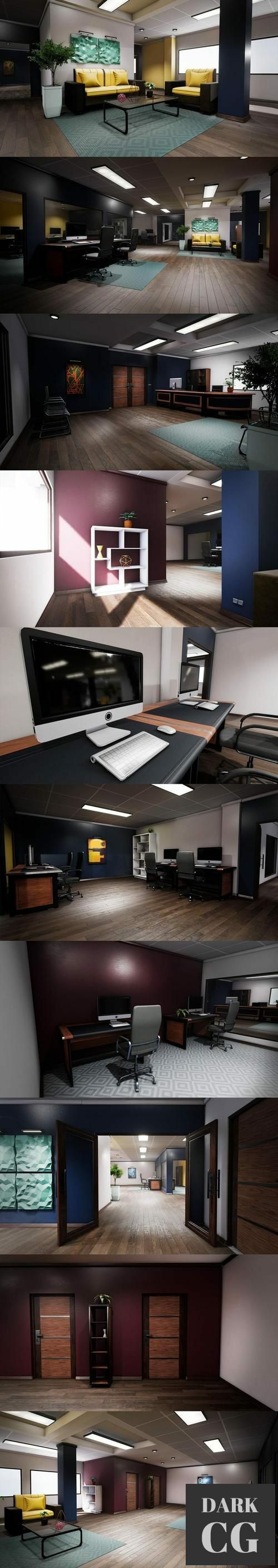 Unreal Engine Modern Modular Office