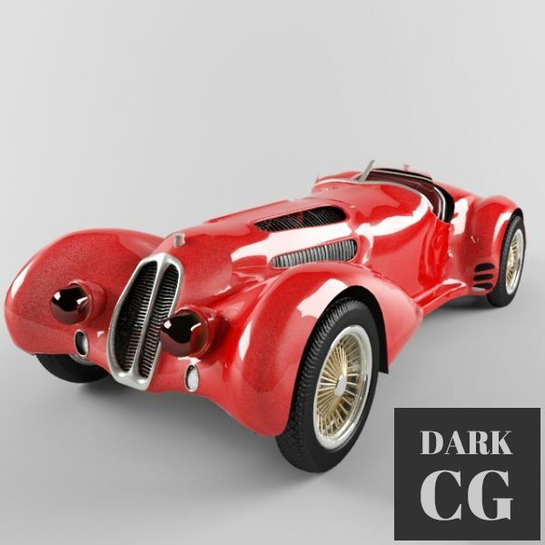 3D Model Alfa Romeo 1937