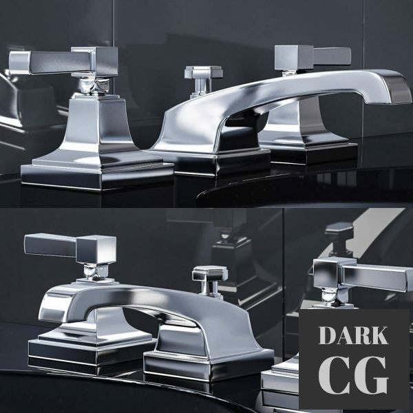 3D Model DILLON 8in WIDESPREAD FAUCET