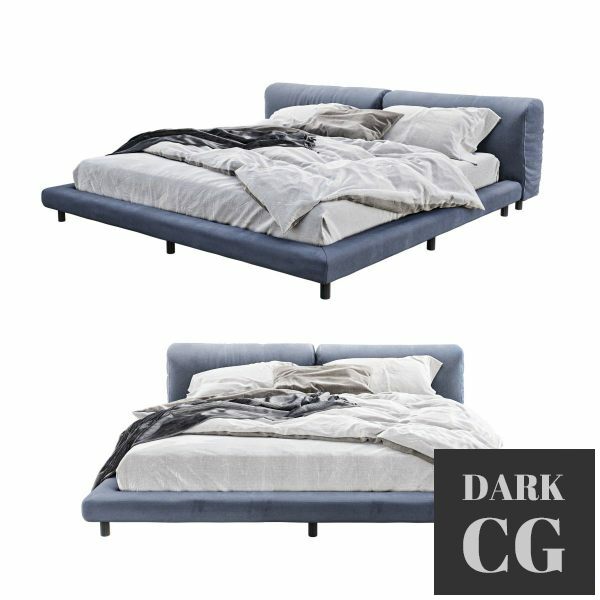 3D Model Bed Softwall