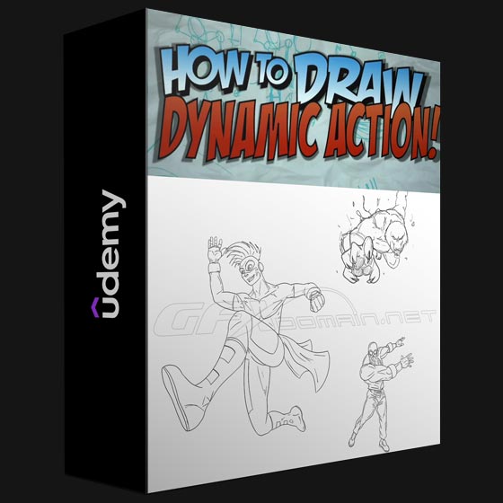 Udemy How To Draw DYNAMIC ACTION for Comics