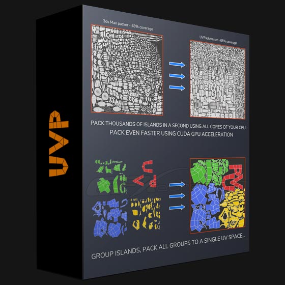 UVPackMaster for 3ds Max 2019 2022 v2 5 3 Win x64