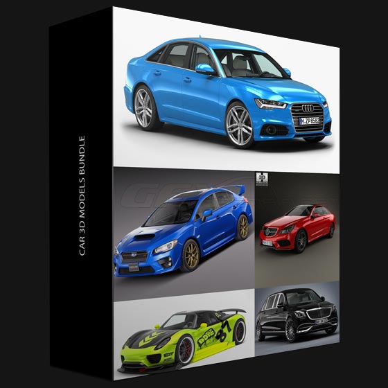 Car 3D Models Bundle January 2022