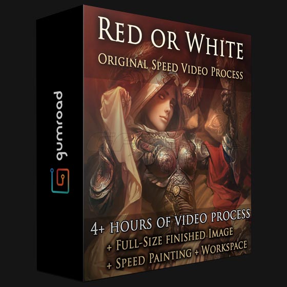 Gumroad Red or White Original Speed Video Process By TamplierPainter