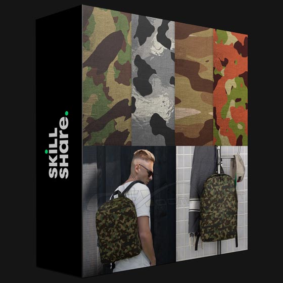 Skillshare How To Create Custom Camouflage Patterns in Photoshop