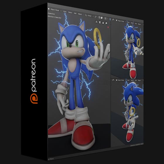 Patreon Character Sculpt Sonic by YanSculpts