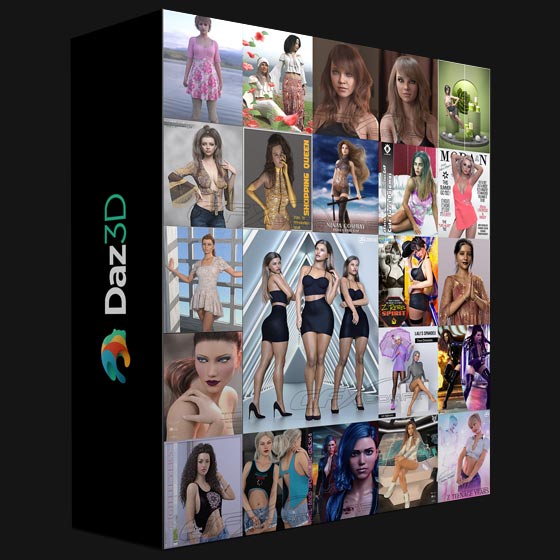 DAZ3D Poser Bundle 2 January 2022