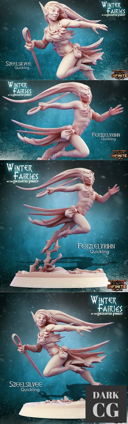 Szeelsilvee, Quickling – 3D Print