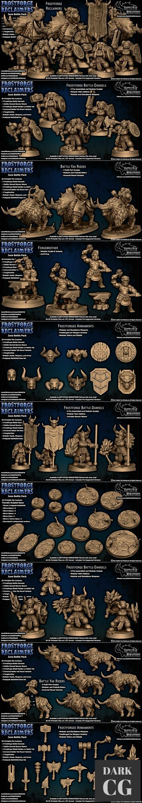 Battle Yak Miniatures June 2021 – 3D Print