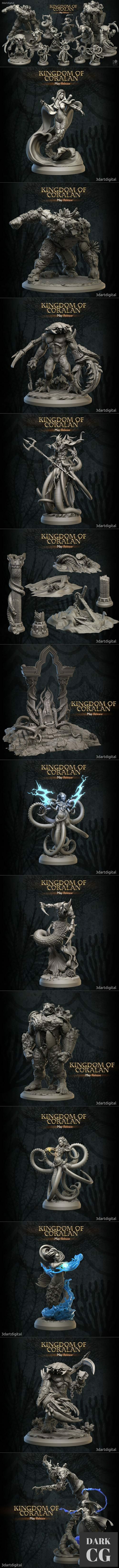Kingdom of Coralan May Release – 3D Print