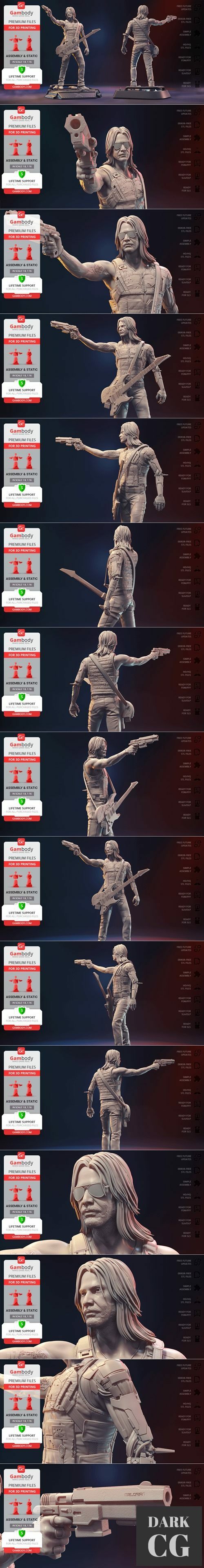 Johnny Silverhand – 3D Print