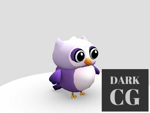 Unity Asset Cute Low Poly Owl