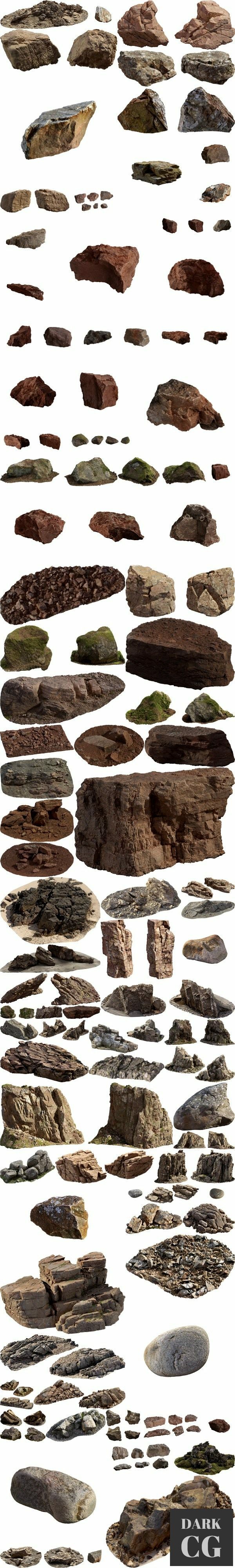 Megascans 3D Rocks of Nordic Collections