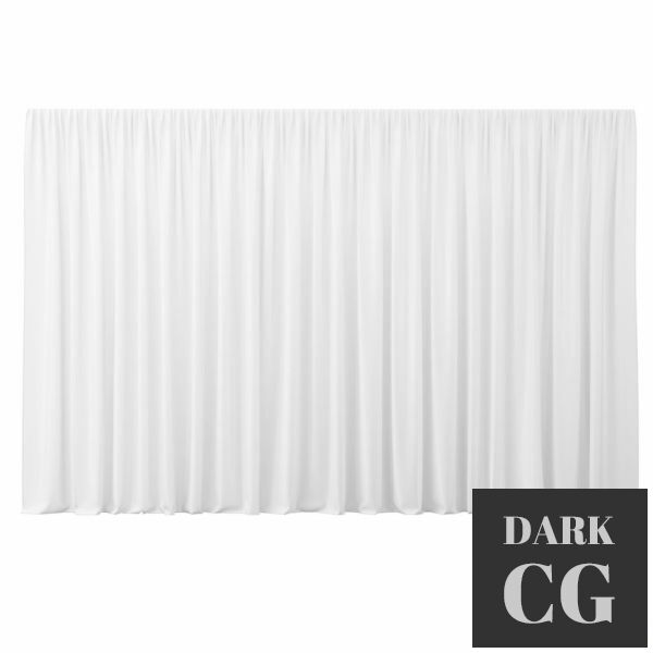 3D Model Liro Transparent Drapery 400 cm by Fr One