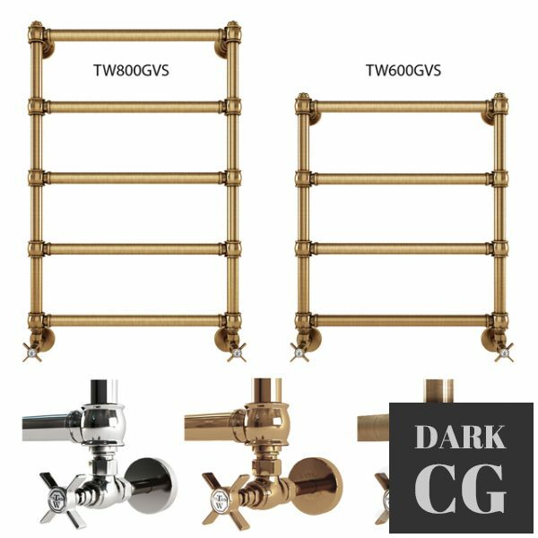 3D Model Towel dryer Tiffany World Italy