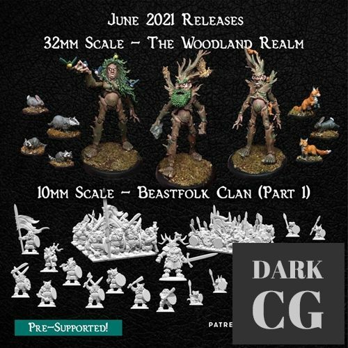 Warploque Miniatures - Treefolk and Critters – 3D Print