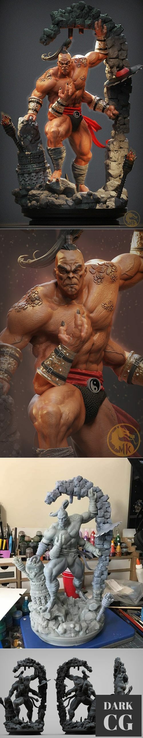 3D Model Goro Diorama 3D Print