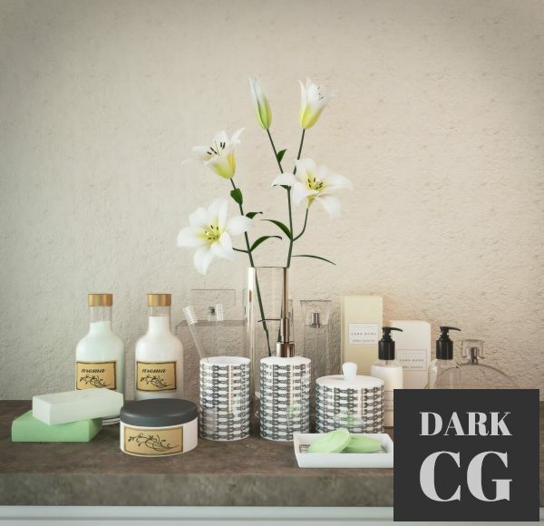 3D Model Bathroom decor 75