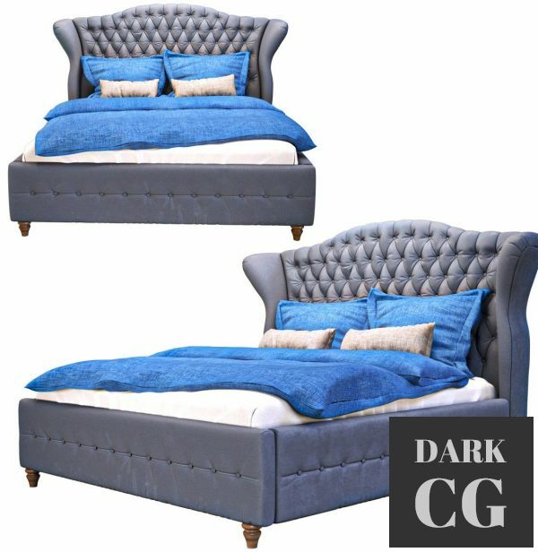 3D Model Bed City Spirit