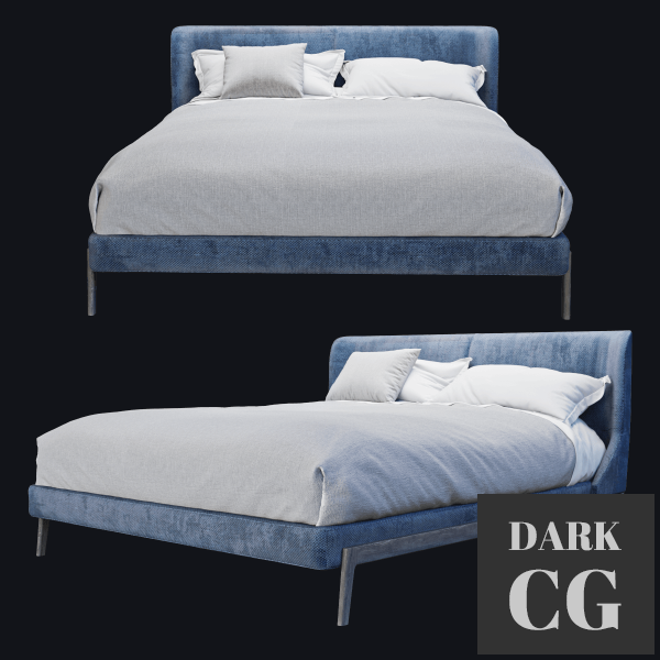 3D Model Bed Fulham