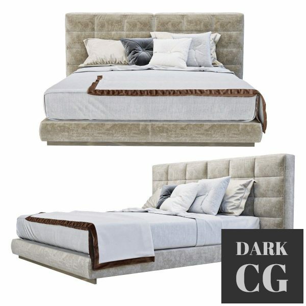 3D Model Bed Lawrence