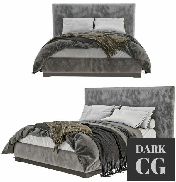 3D Model Bed Ovidio