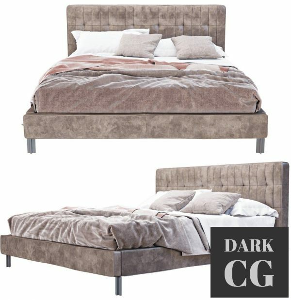 3D Model Molteni Anton bed