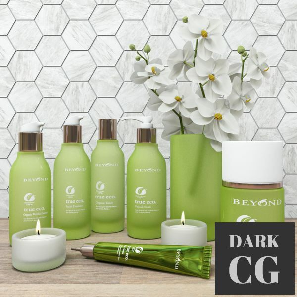 3D Model Set Beyond natural cosmetics