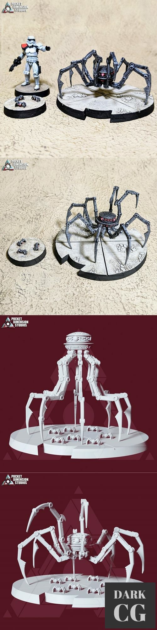 3D Model Arachnid Assassin 3D Print