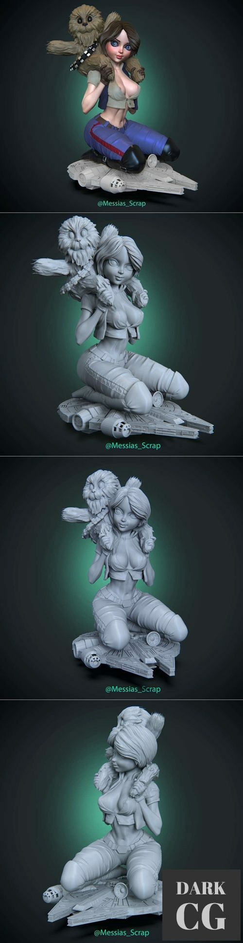 Hanna and Chewie – 3D Print