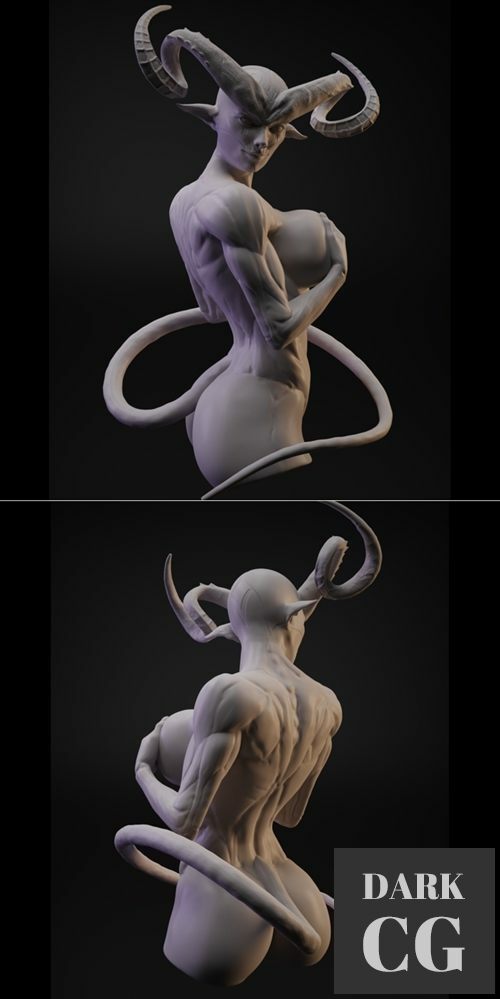 Kahjul Bust – 3D Print
