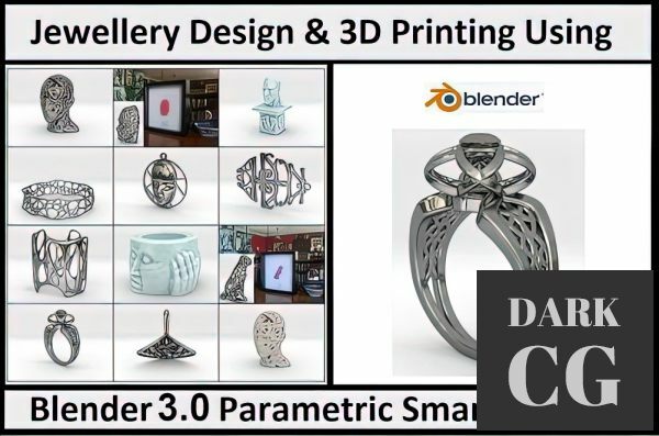 Blender 3. 0 (2. 9) - Jewellery Design Using Parametric Smart Objects