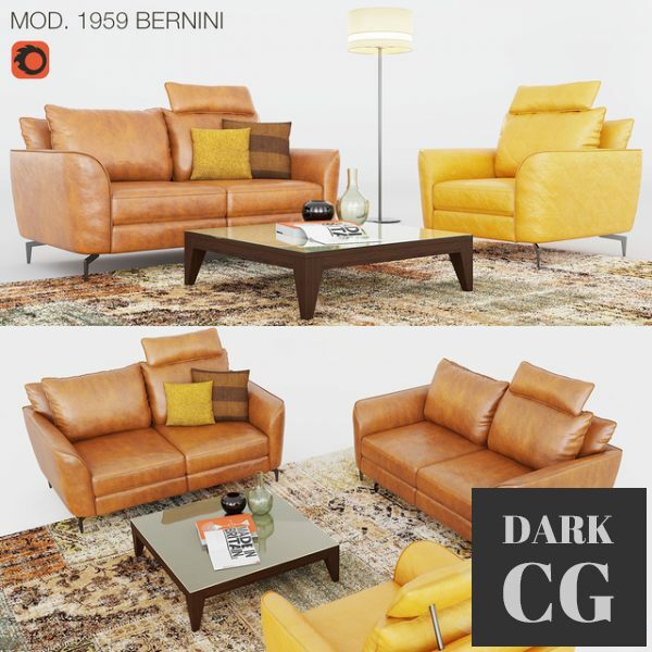 3D Model Chateau Bernini sofa