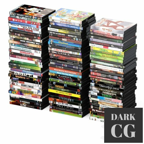 3D Model DVD discs 100pcs