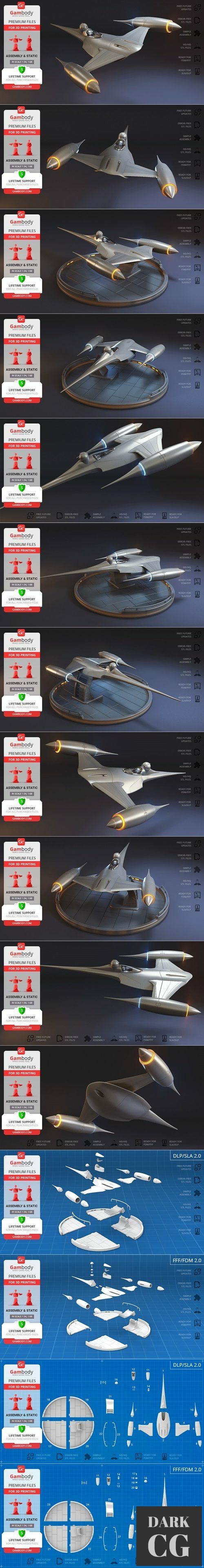Naboo N-1 Starfighter – 3D Print